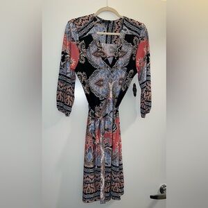 NWT Size 8 AUW Dress Paisley Summer